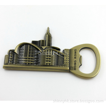 Building Design Metal Custom Bottle Opener Magnet